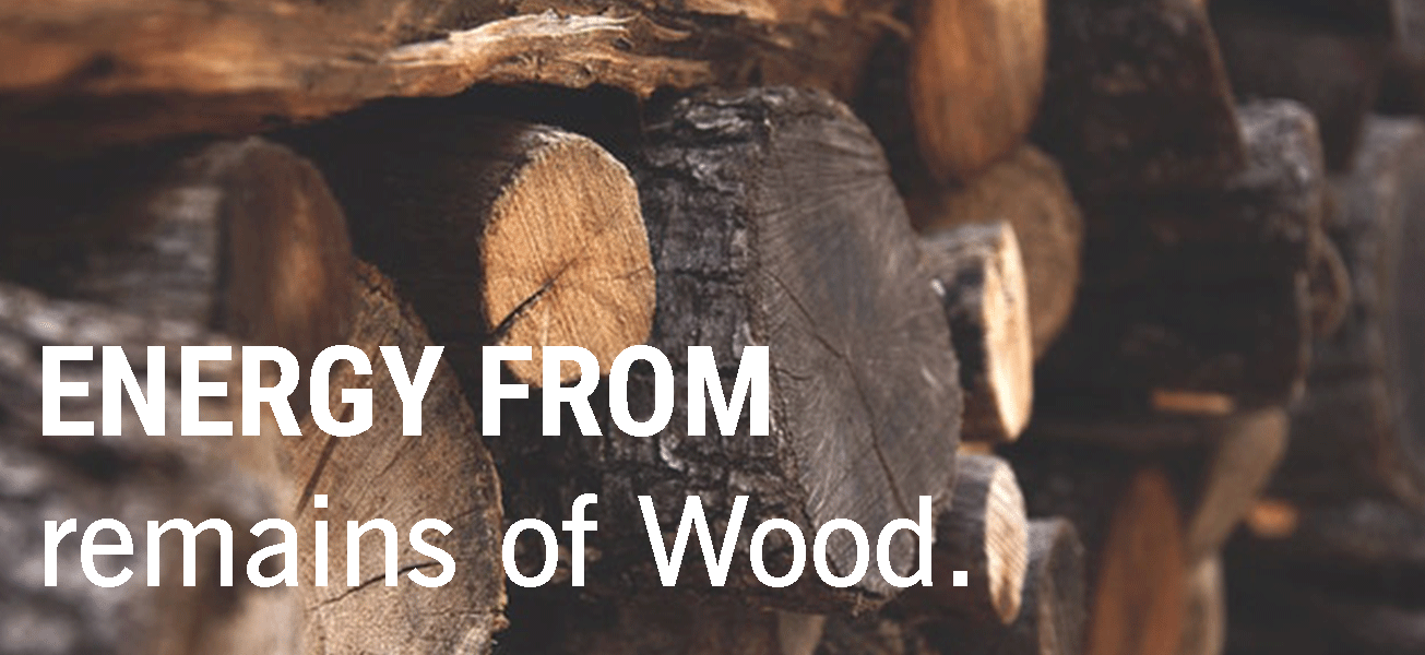 ENERGY FROM REMAINS OF WOOD
